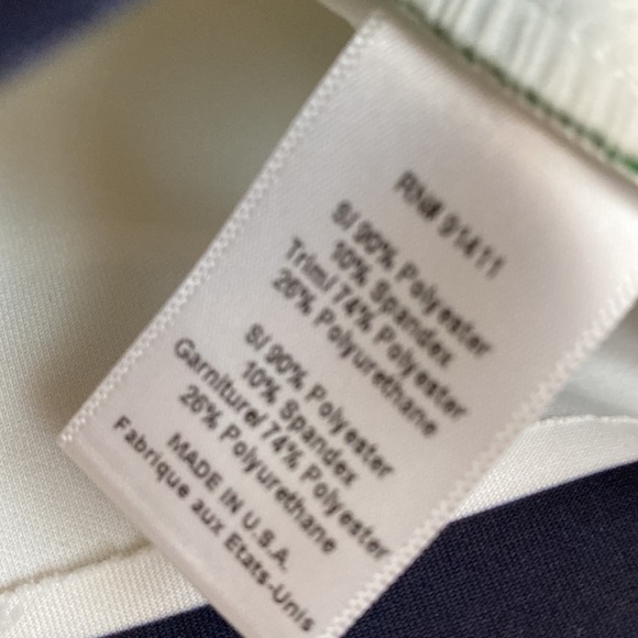 Clover Canyon Striped Neoprene Crop Top - Picture 7 of 7